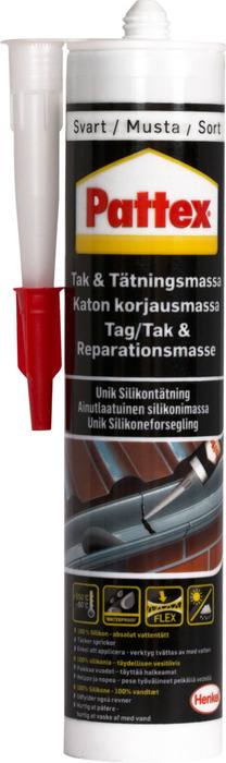 Pattex tak & reparasjonsmasse 300 ml - svart